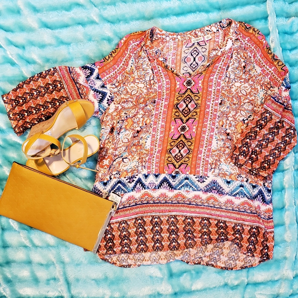 Multicolor top